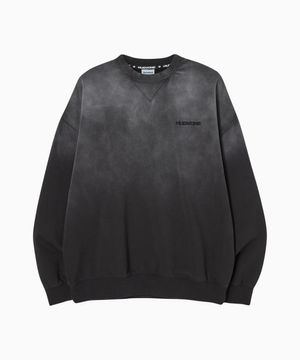 블리칭 빈티지 워싱 맨투맨