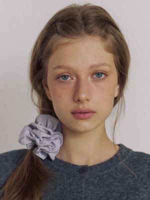 retro dotty scrunch - lavender