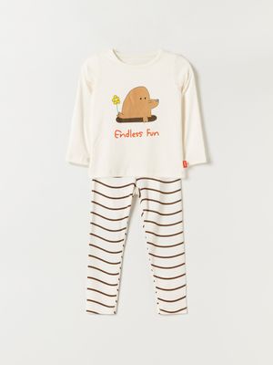 빼꼼두더지 실내복 상하복 세트