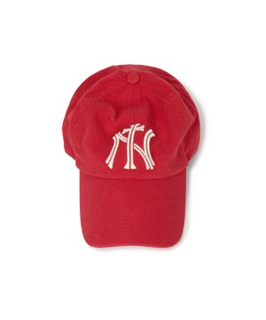 NY CROSS WASHED CAP (RED)