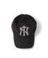 NY CROSS WASHED CAP (BLACK)