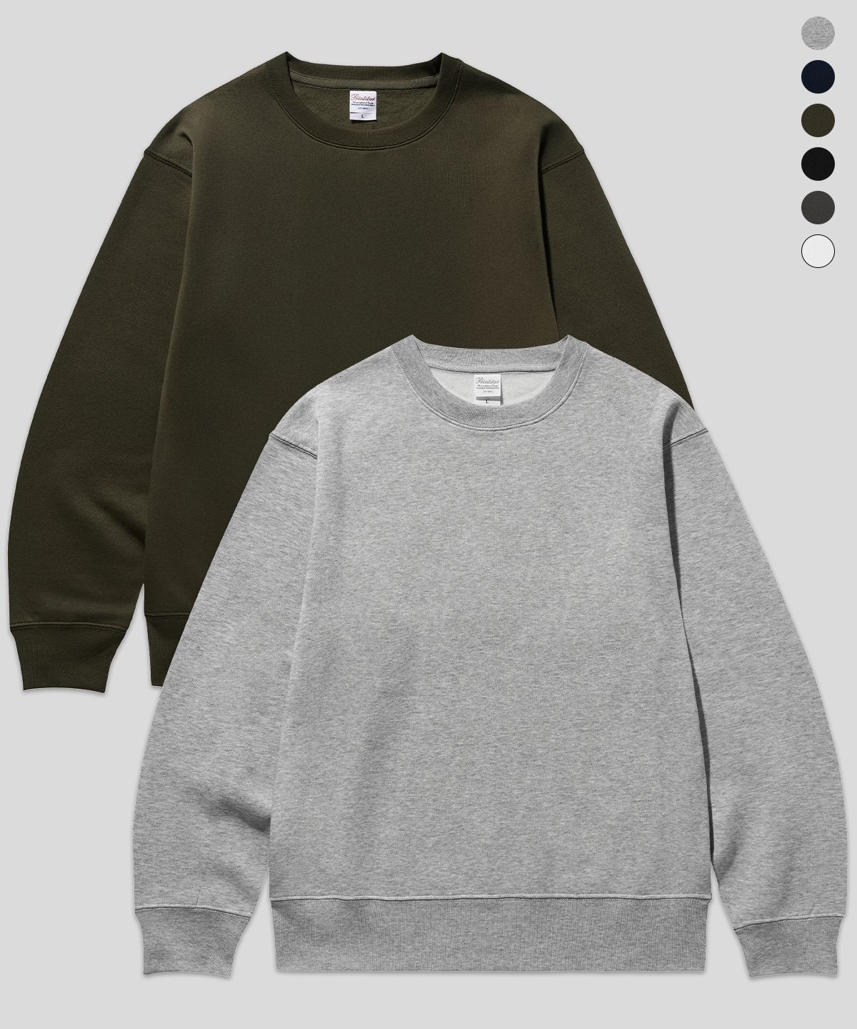 프린트스타(PRINTSTAR) 베이직 오버핏 기모 8.4oz 스웨트 셔츠 맨투맨 - 6 COLOR