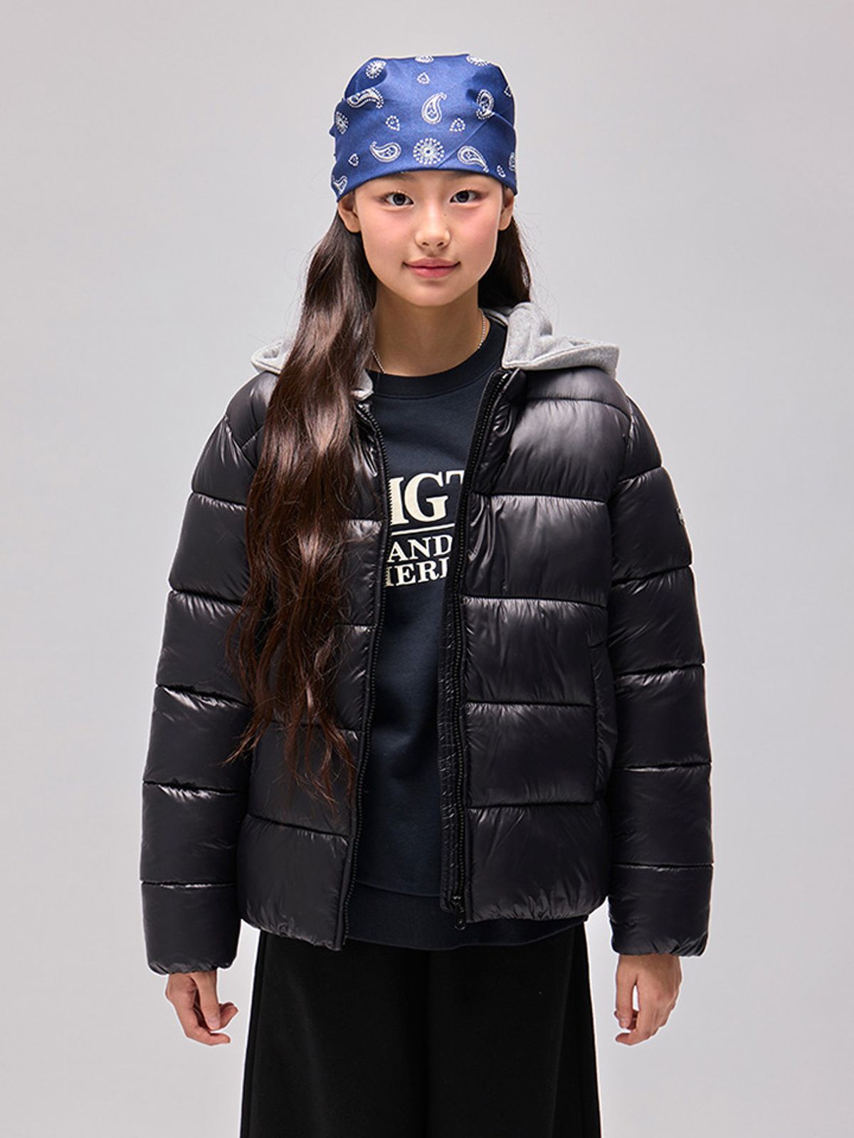 행텐 틴즈(HANGTEN TEENS) 틴즈 여아 후드 디테쳐블 점퍼_095(14540-110-803-69)