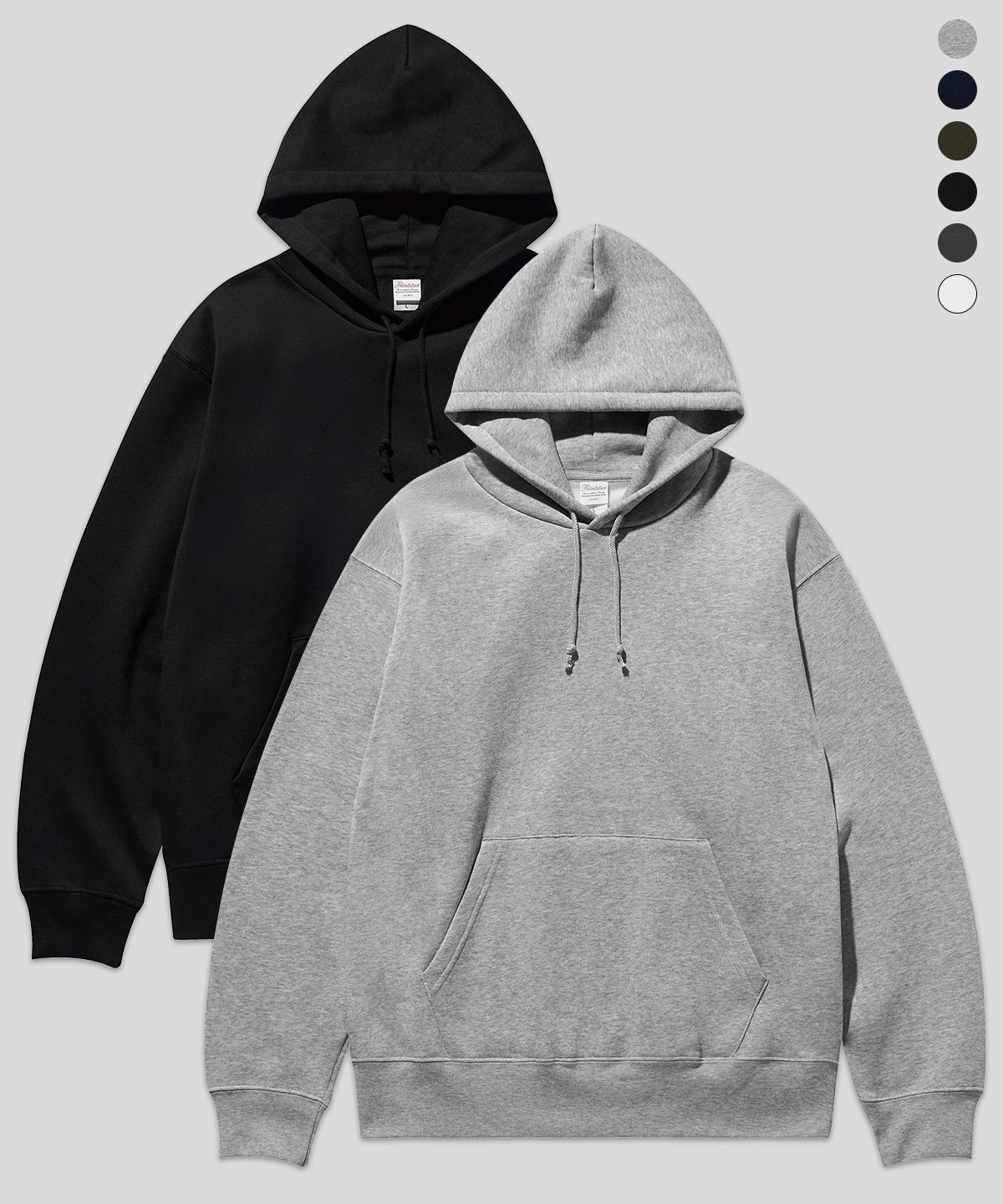 프린트스타(PRINTSTAR) 베이직 오버핏 기모 8.4oz 스웨트 후드 티셔츠 - 6 COLOR