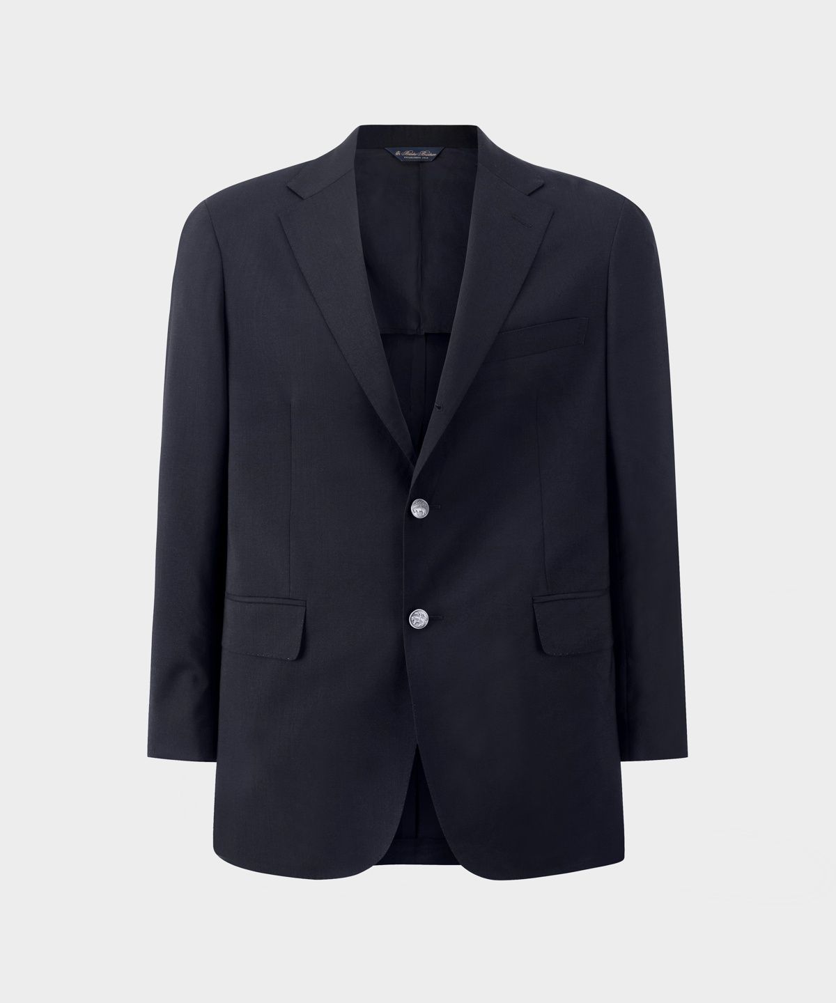 브룩스 브라더스(BROOKS BROTHERS) 클래식핏 싱글 3버튼 은장 블레이저 (네이비) (BBJBMNZ503)