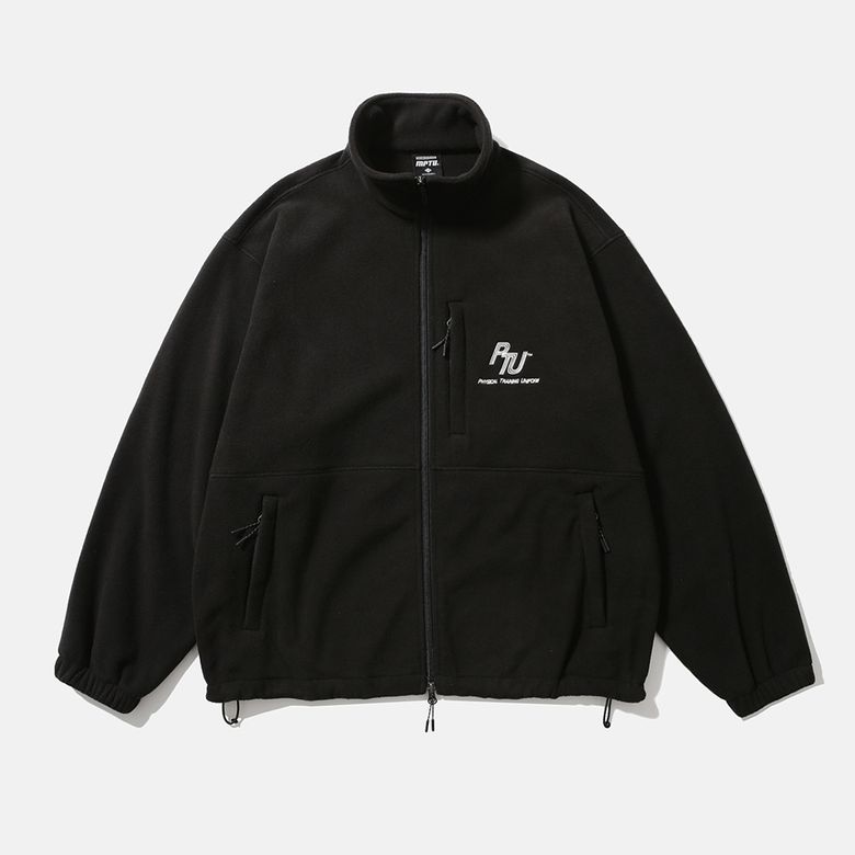 [AW25] ACADEMY FLEECE JACKET / BLACK