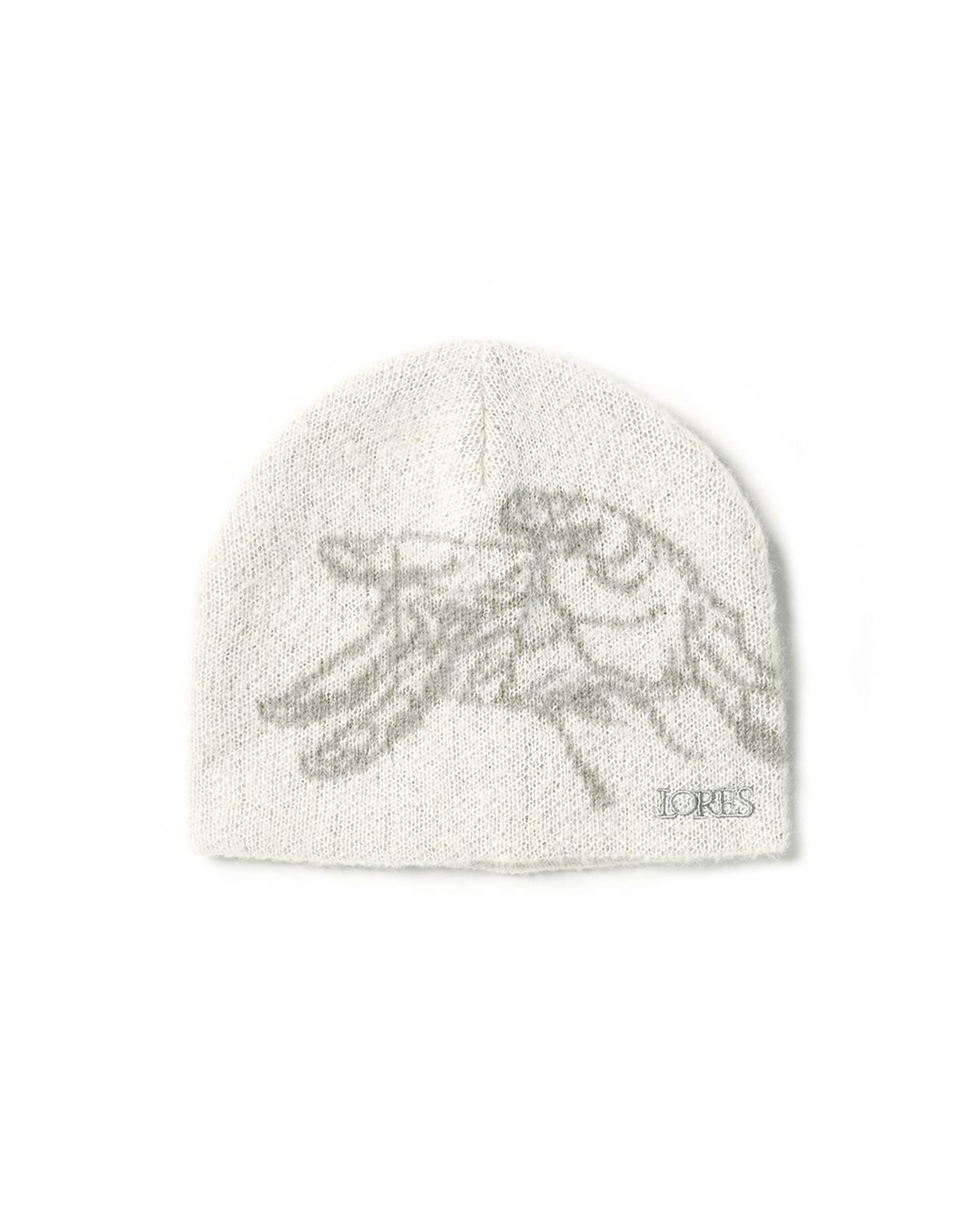 로어즈(LORES) Puppet Mohair Beanie - Ivory