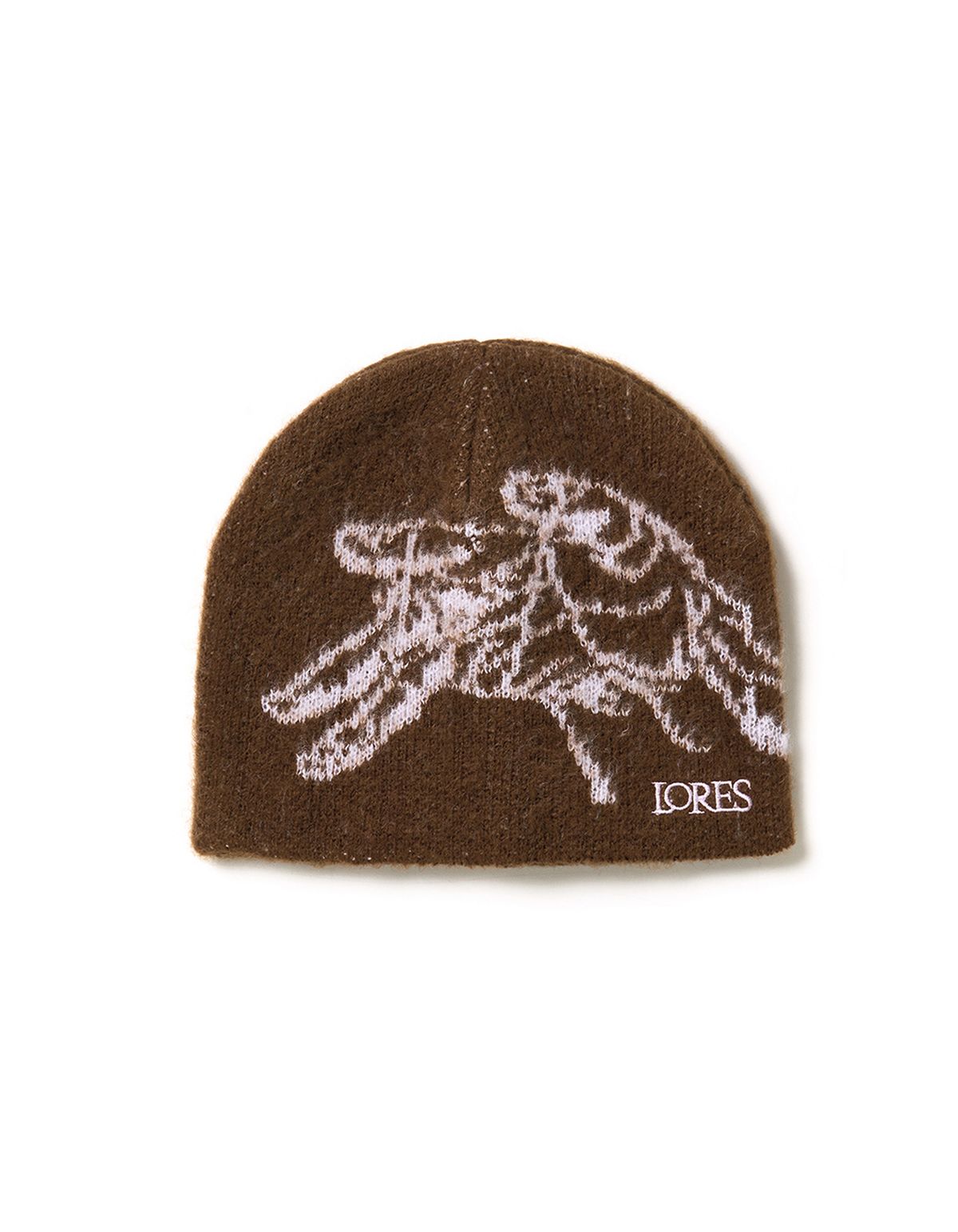 로어즈(LORES) Puppet Mohair Beanie - Brown