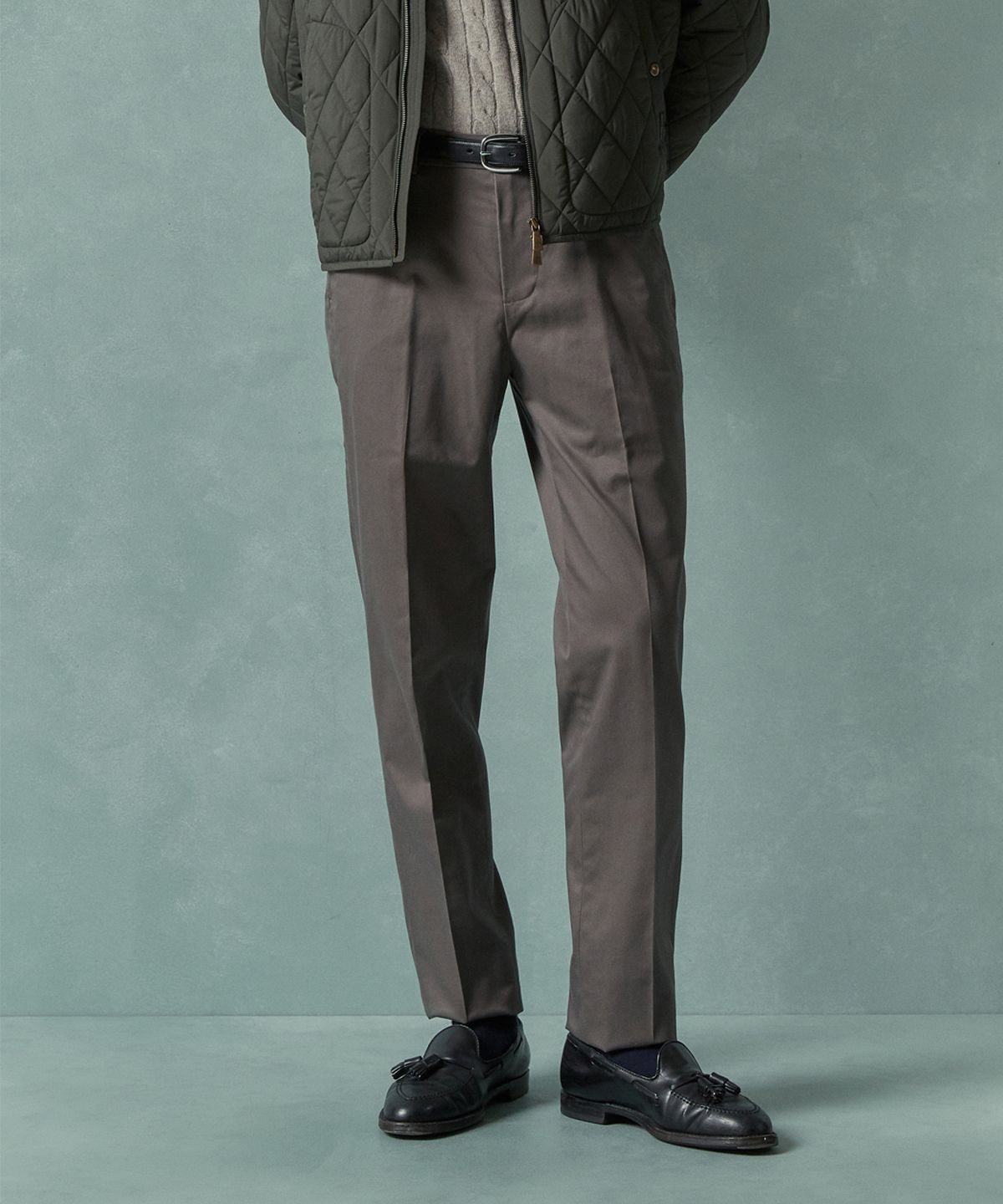브룩스 브라더스(BROOKS BROTHERS) 슬림핏 라이트웨이트 어드밴티지 치노 (마그넷) (BBPCMMZ501)