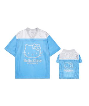 헬로키티x아루마루 풋볼 저지 세트_스카이블루