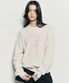 BUTTERFLY SIGNATURE SWEATSHIRT_OATMEAL PINK