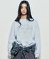 BUTTERFLY SIGNATURE SWEATSHIRT_MELANGE SILVER