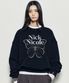 BUTTERFLY SIGNATURE SWEATSHIRT_BLACK SILVER