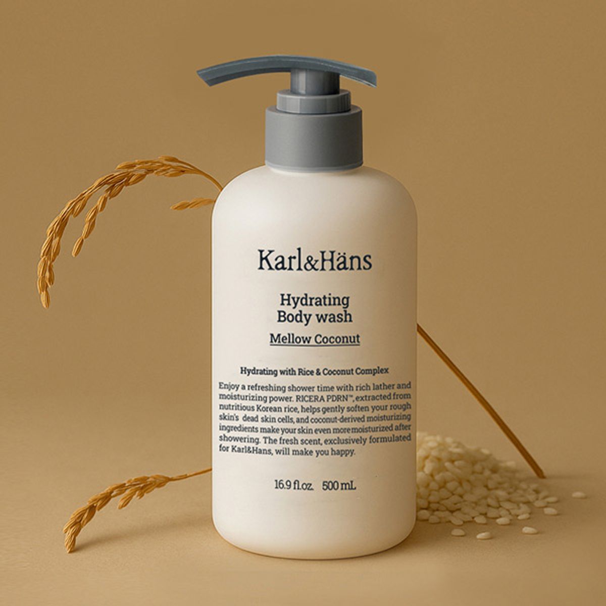 칼앤한스(KARLNHANS) 하이드레이팅 바디워시 멜로우코코넛 500ml