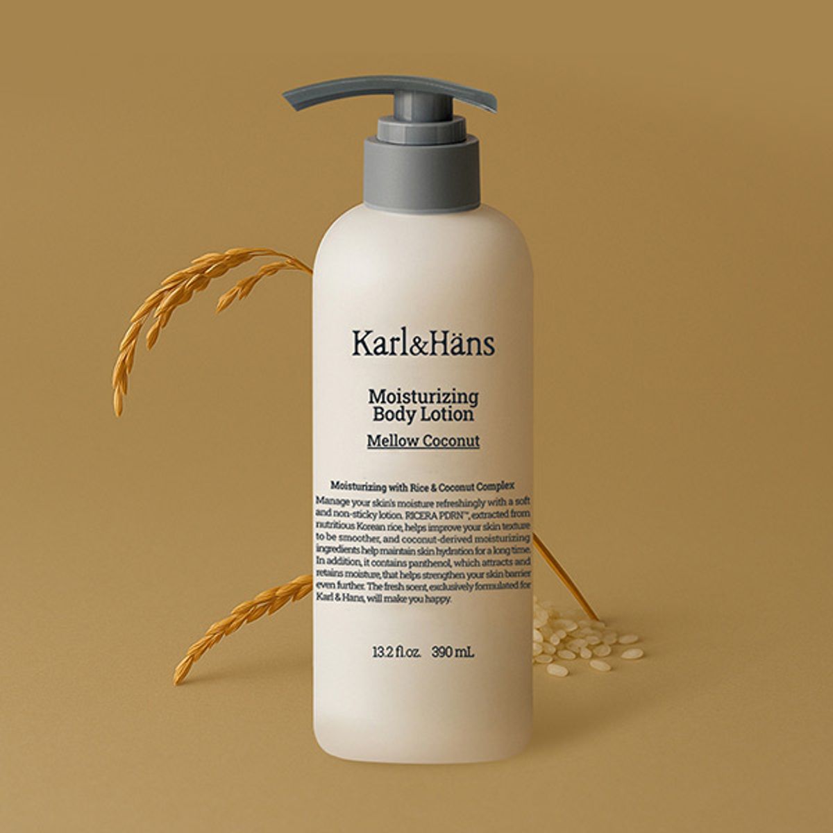 칼앤한스(KARLNHANS) 모이스처라이징 바디로션 멜로우코코넛 390ml