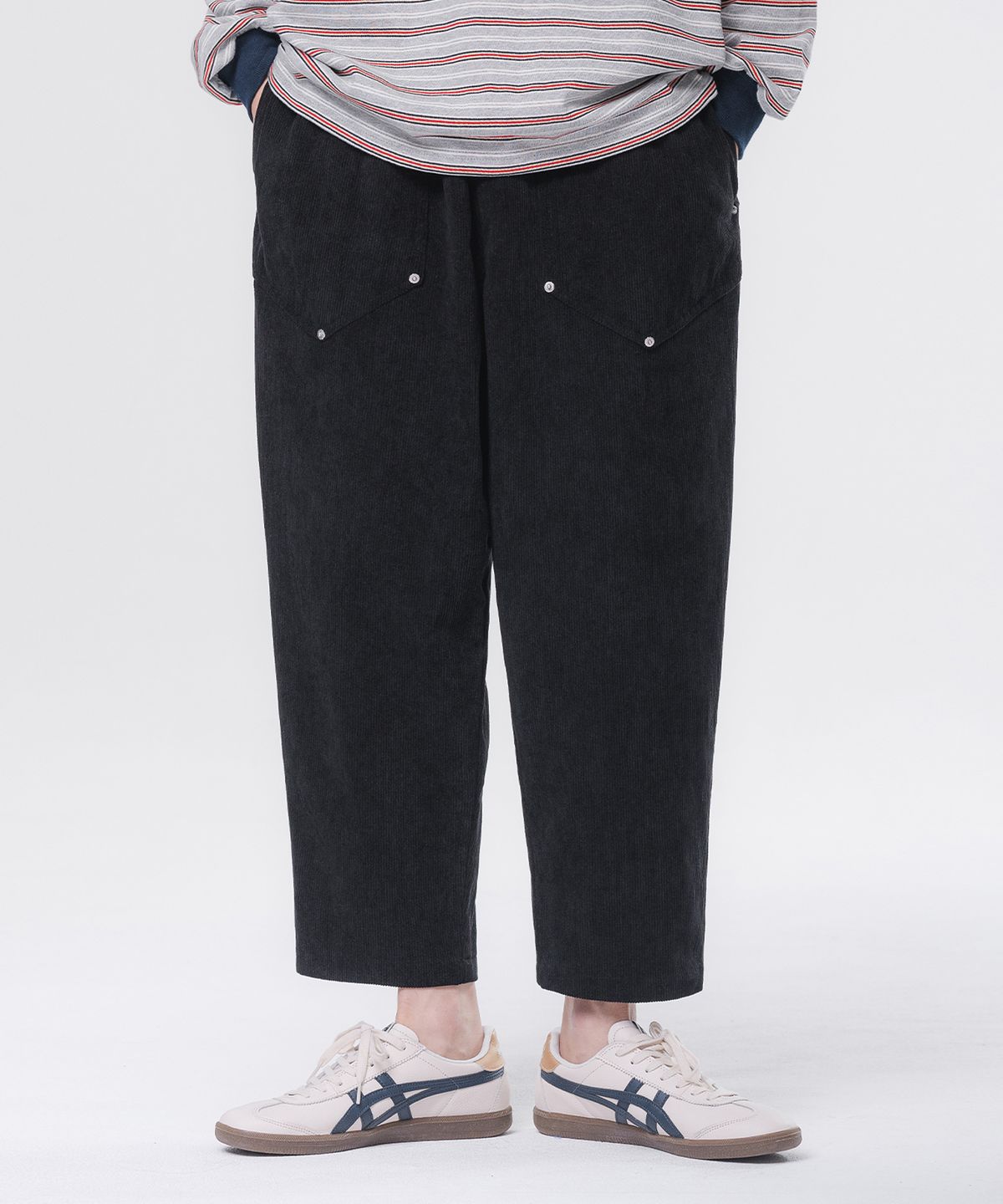앨빈클로(ALVINCLO) 리벳 포인트 벌룬핏 코듀로이 밴딩 팬츠 DLX2954 (3 COLOR)