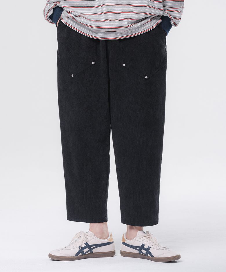 리벳 포인트 벌룬핏 코듀로이 밴딩 팬츠 DLX2954 (3 COLOR)