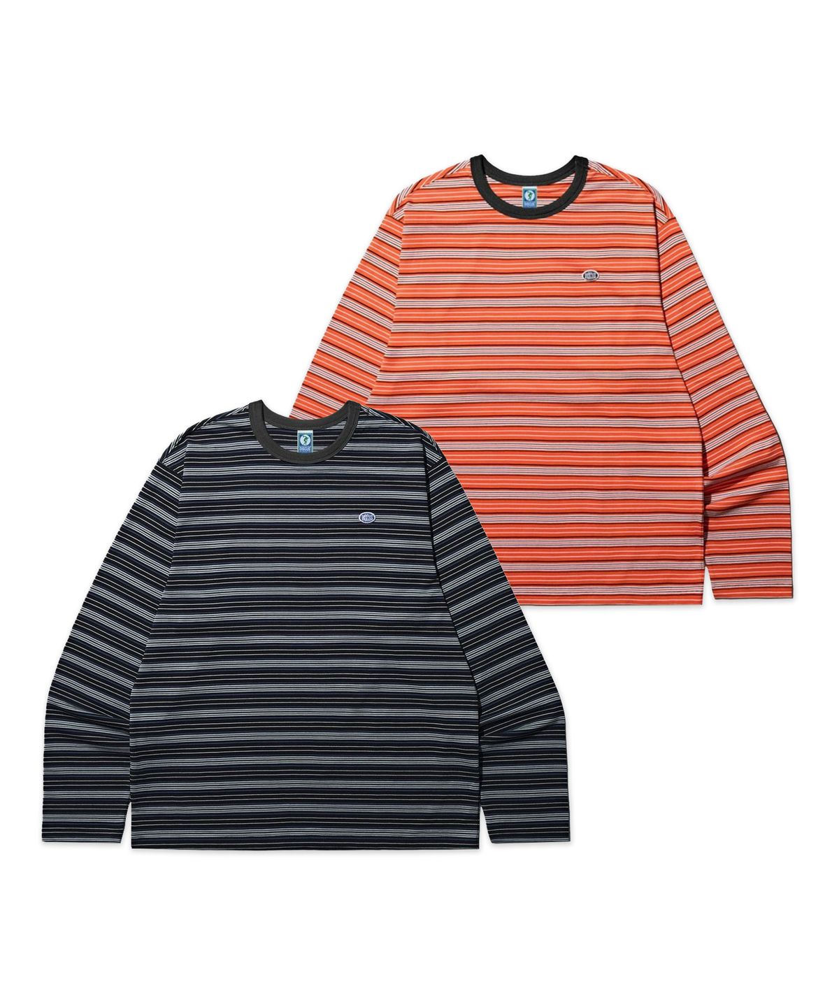 디스커스 애슬레틱(DISCUS ATHLETIC) [2COLORS] 스트라이프 롱슬리브 티셔츠