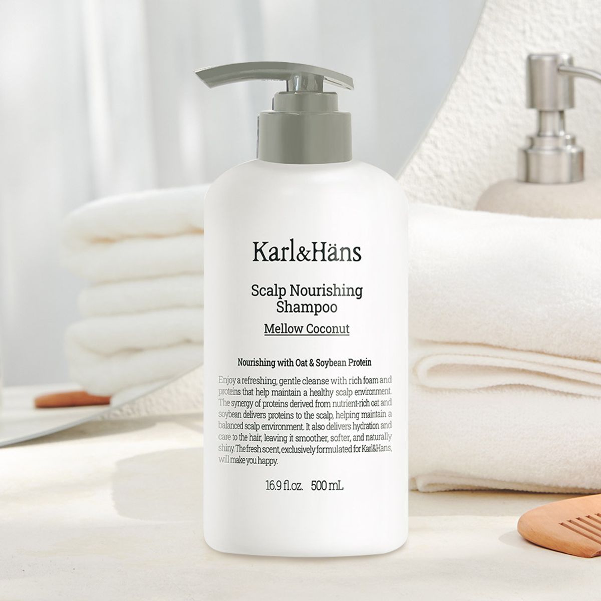 칼앤한스(KARLNHANS) 스칼프 너리싱 두피케어 단백질 샴푸 멜로우코코넛 500ml