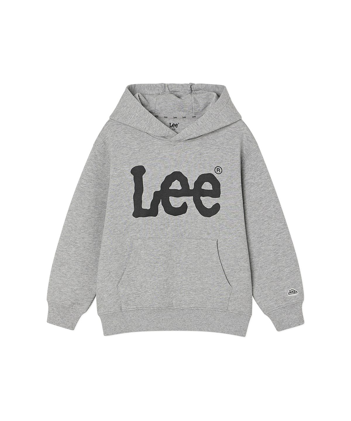 리 키즈(LEE KIDS) 에센셜 빅트위치 후드 멜란지그레이 LK2601HD01MG