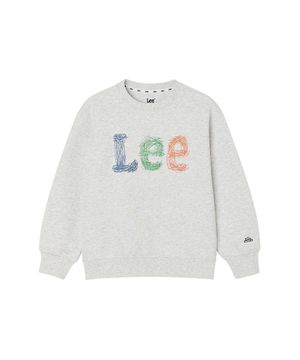 크레용 빅트위치 맨투맨 화이트멜란지 LK2601CR41WM