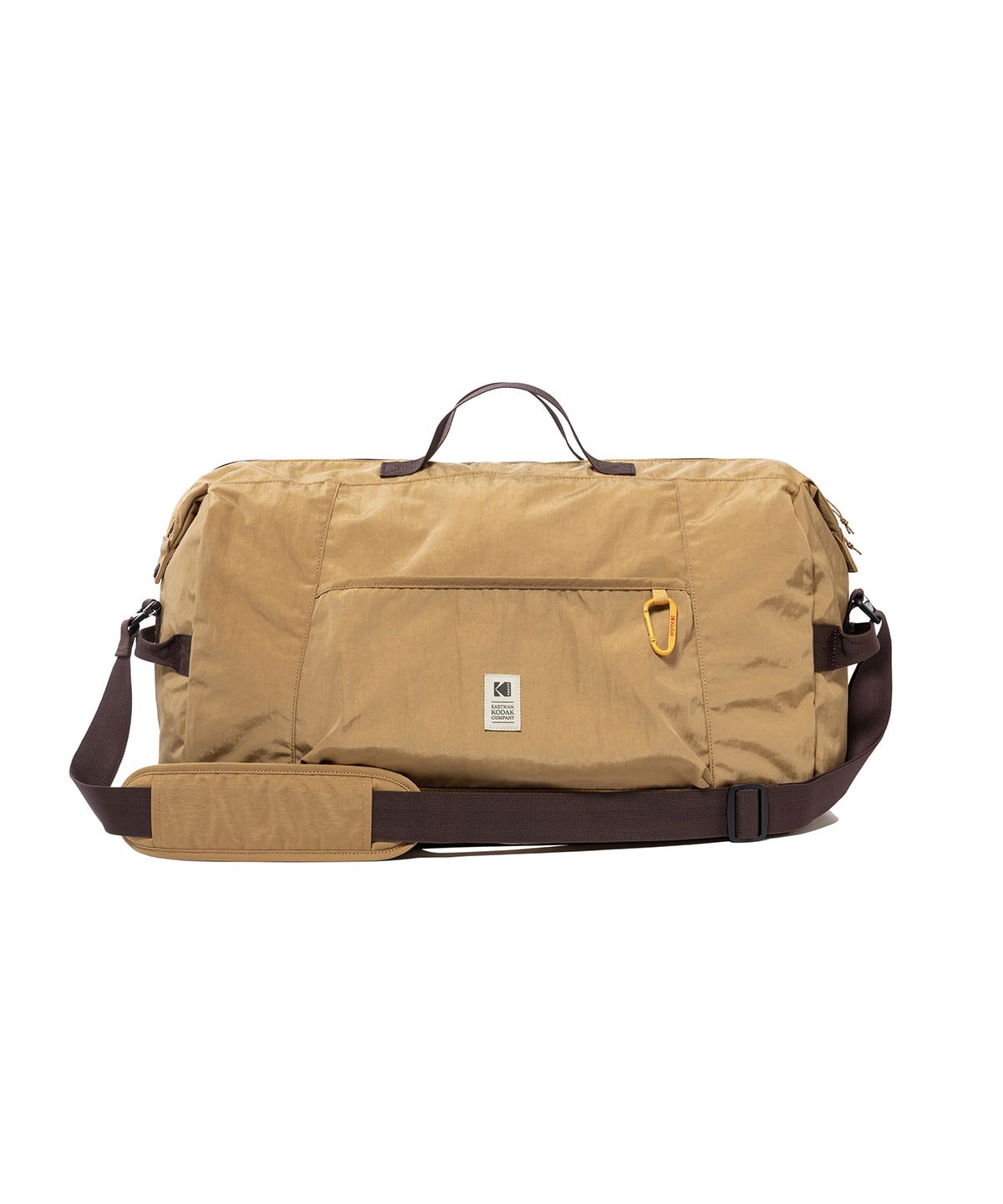 MUSINSA | KODAK Hardworks Large Boston Bag BEIGE