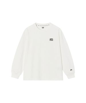 박스 스몰트위치 긴팔티셔츠 화이트 LK2601LT02WH