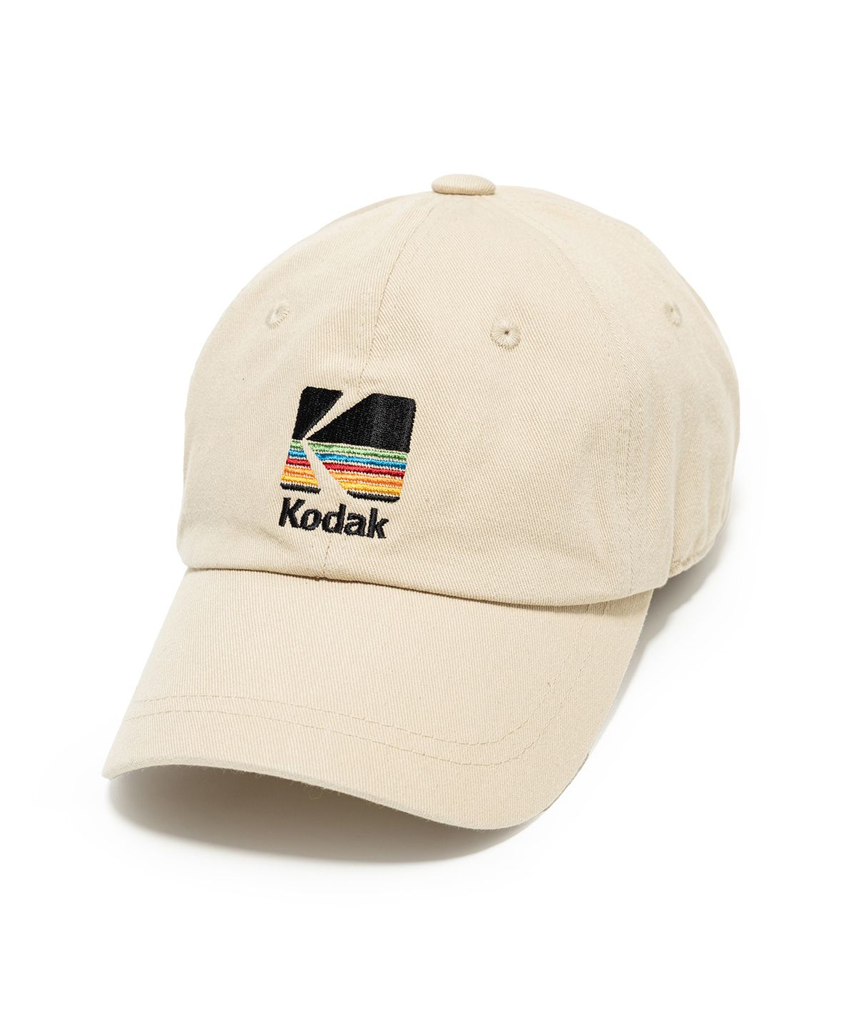 코닥 키즈(KODAK KIDS) 레인보우 자수 볼캡 키즈 BEIGE