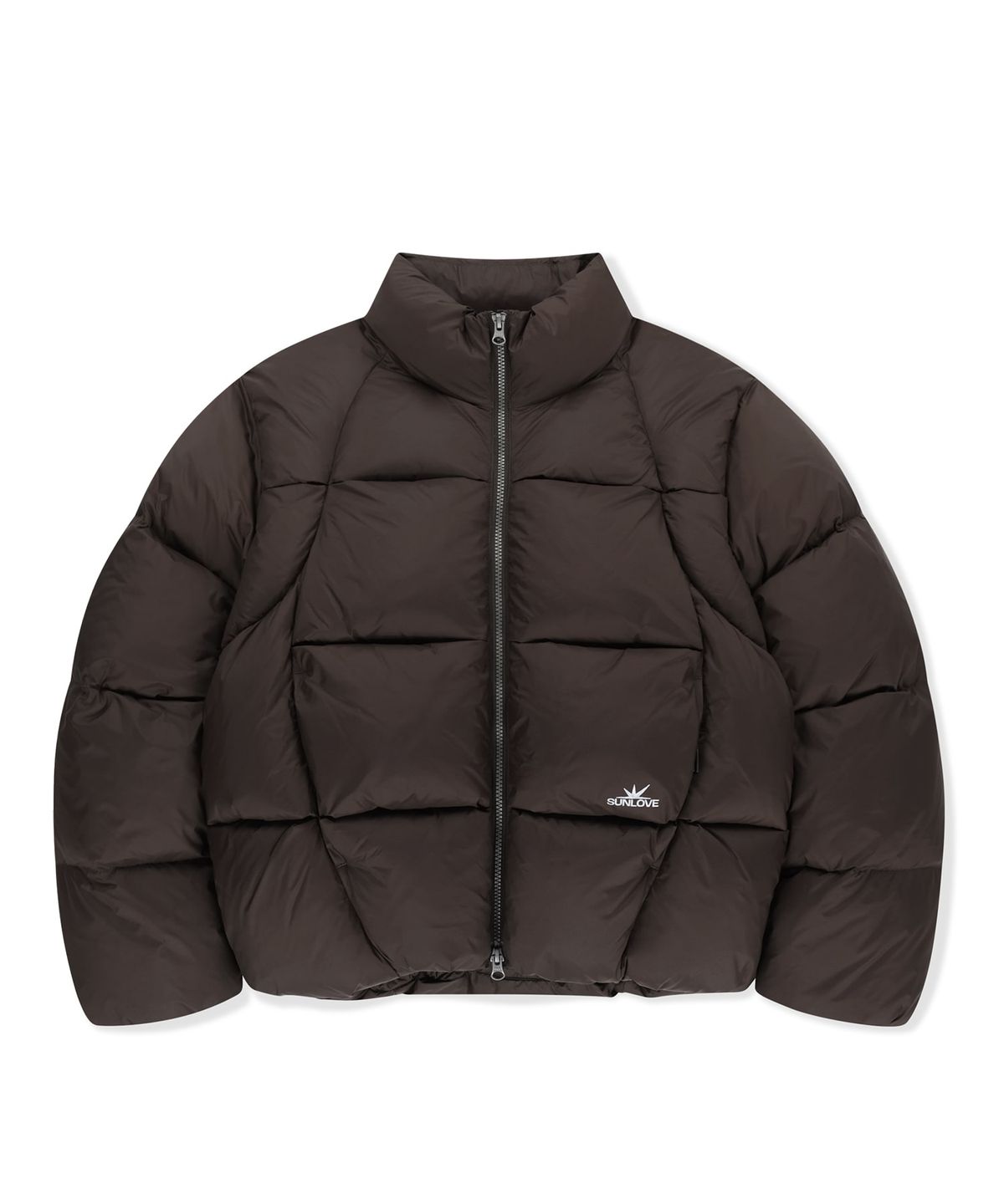 썬러브투어(SUNLOVETOUR) Toray Slice Down Jacket Brown