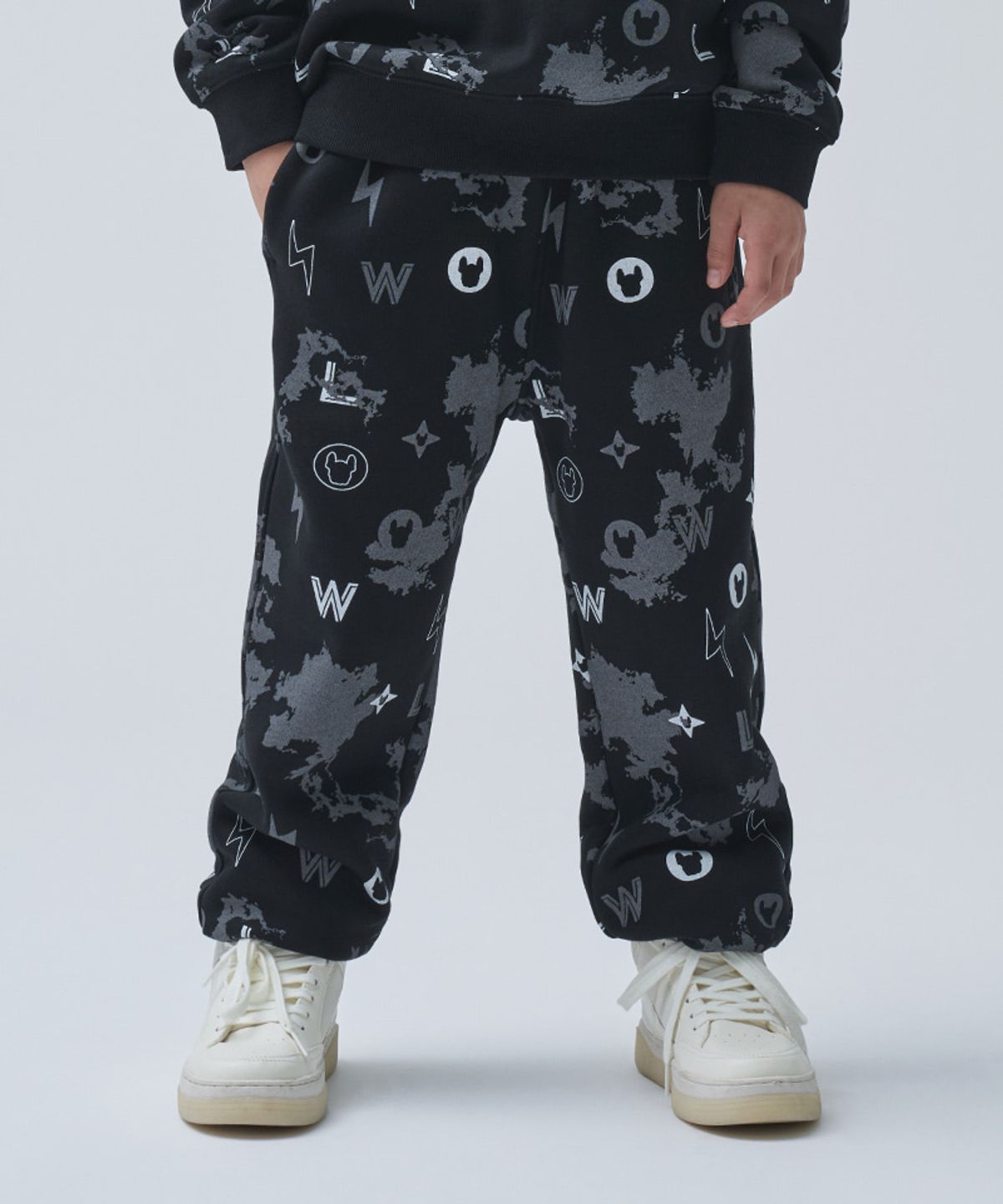 라이프워크 키즈(LIFEWORK KIDS) 키즈) 스톰 라도그램 기모 조거 팬츠