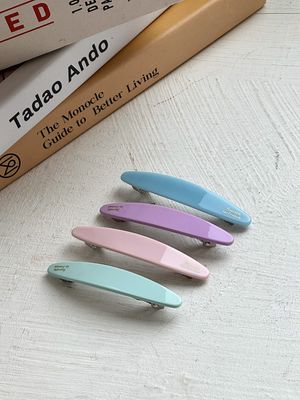 베이직 파스텔 헤어 핀 (4컬러)