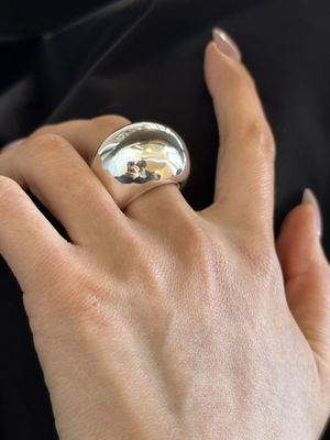 [925실버] 페블 링