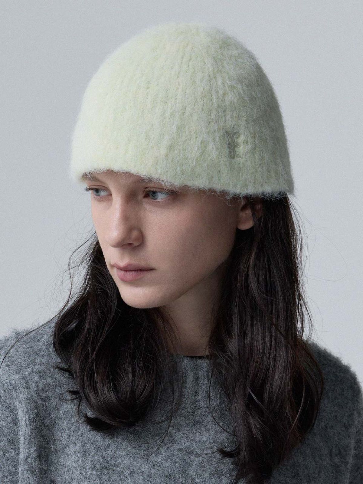 아코크(ACOC) Brushed Blend Beanie_Lemon