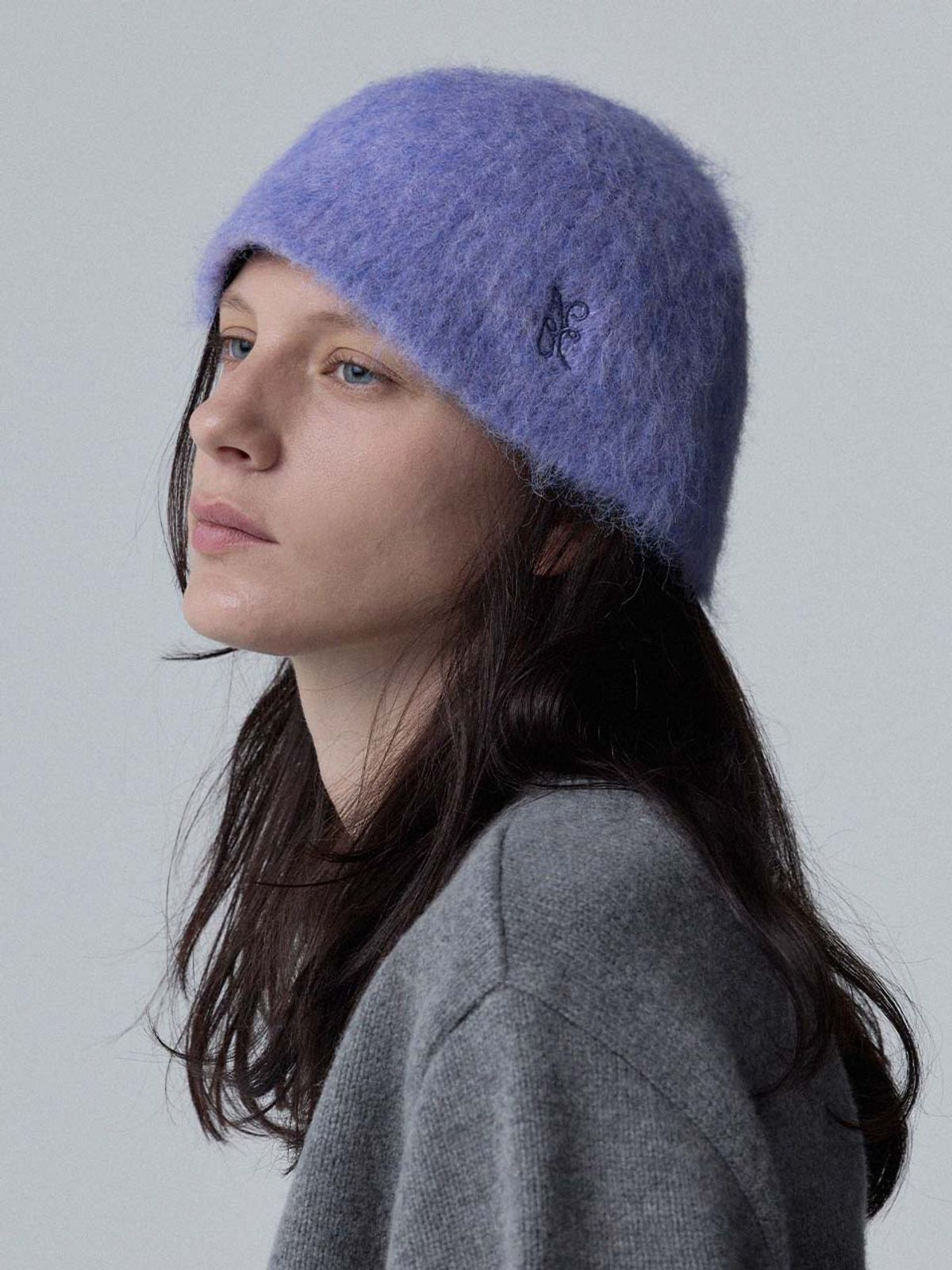 아코크(ACOC) Brushed Blend Beanie_Light Purple