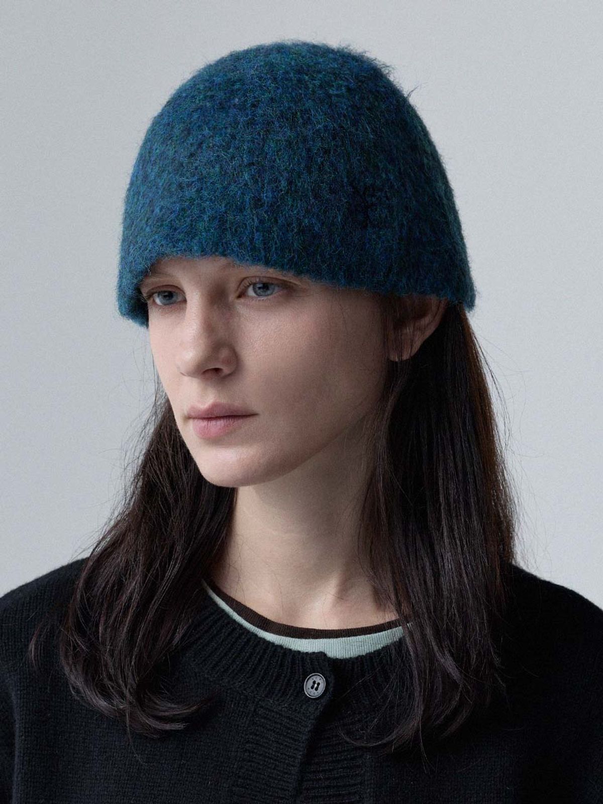 아코크(ACOC) Brushed Blend Beanie_Teal Green