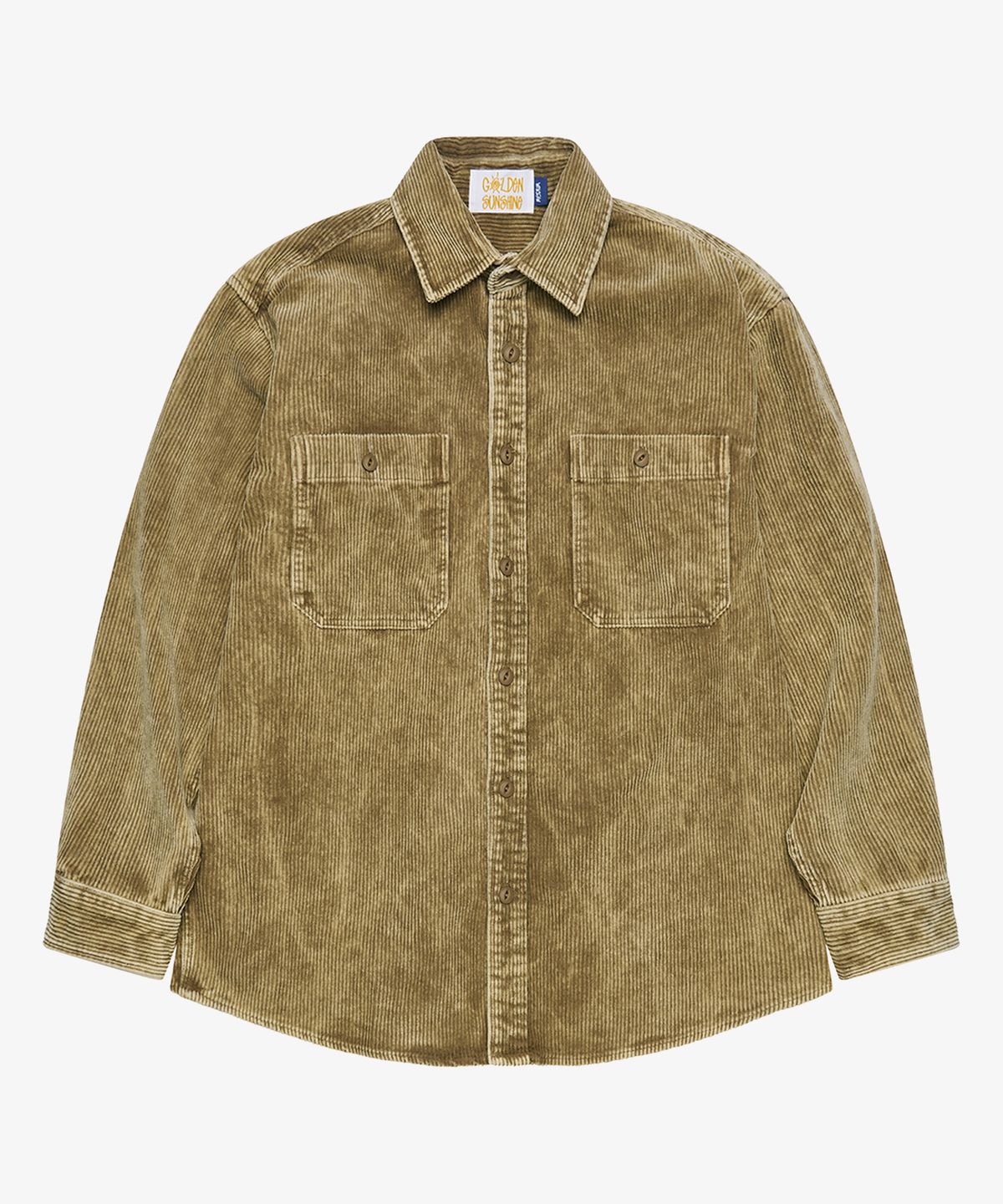 골든선샤인(GOLDEN SUNSHINE) Corduroy washed shirts_Beige