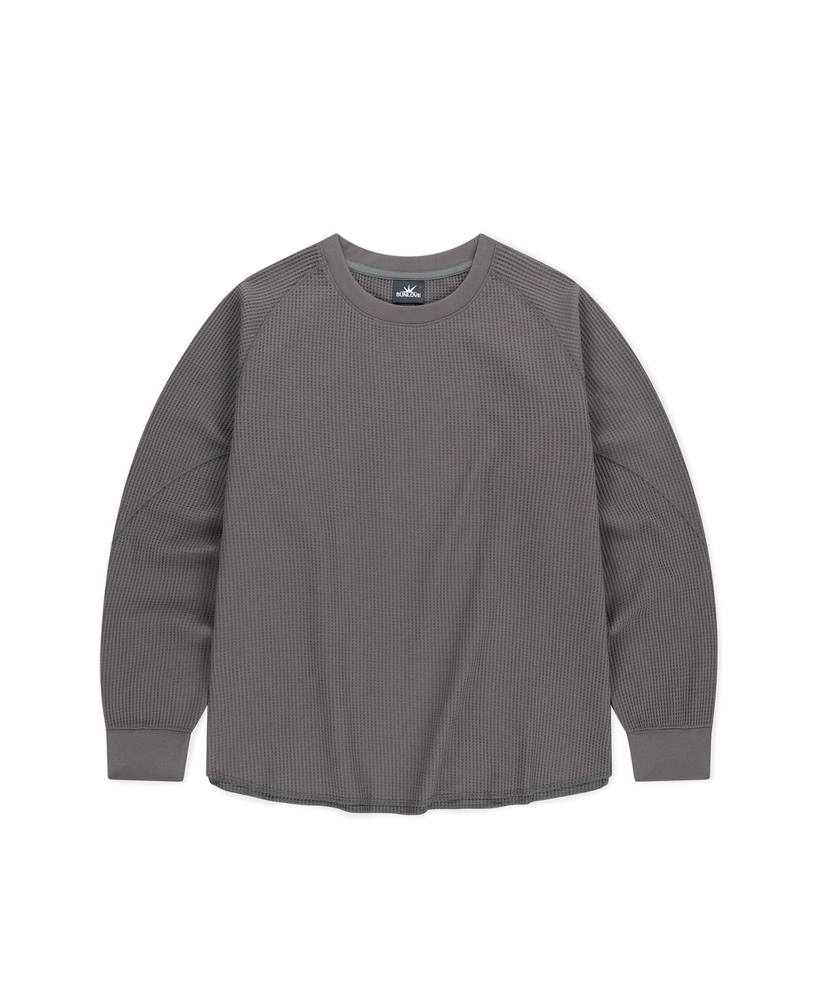 썬러브투어(SUNLOVETOUR) Aero Waffle LS Tee Charcoal