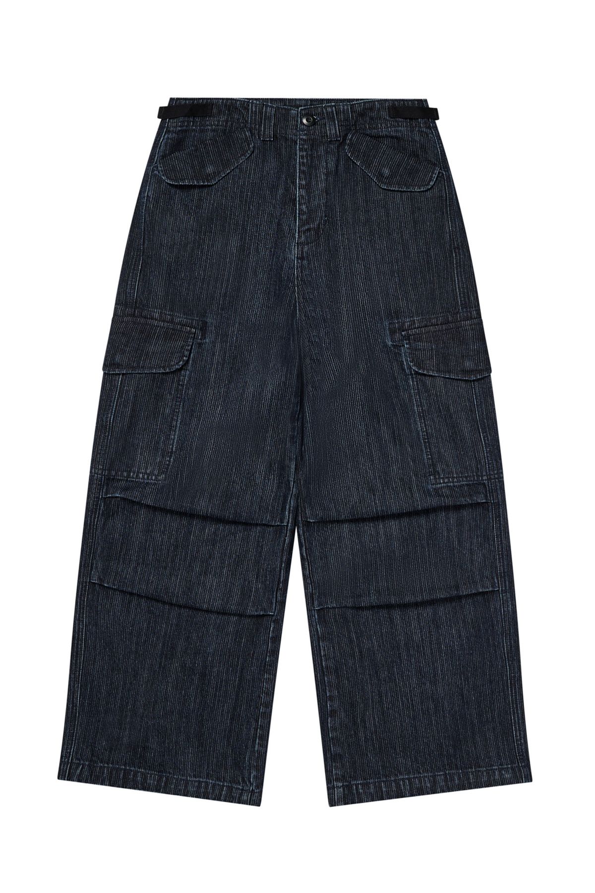 다이닛(DEINET) CHAIN DENIM M51 CARGO PANTS IN BLUE