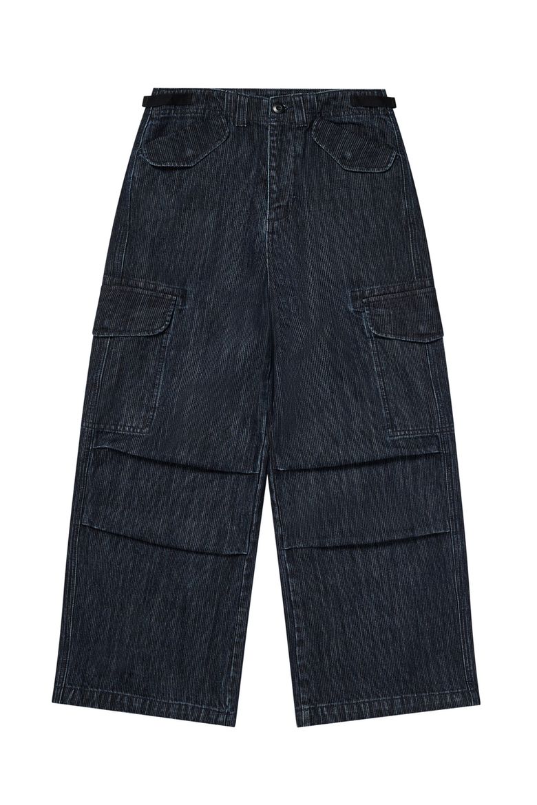 CHAIN DENIM M51 CARGO PANTS IN BLUE