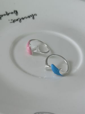 [925실버] 돌핀 링 (2컬러)