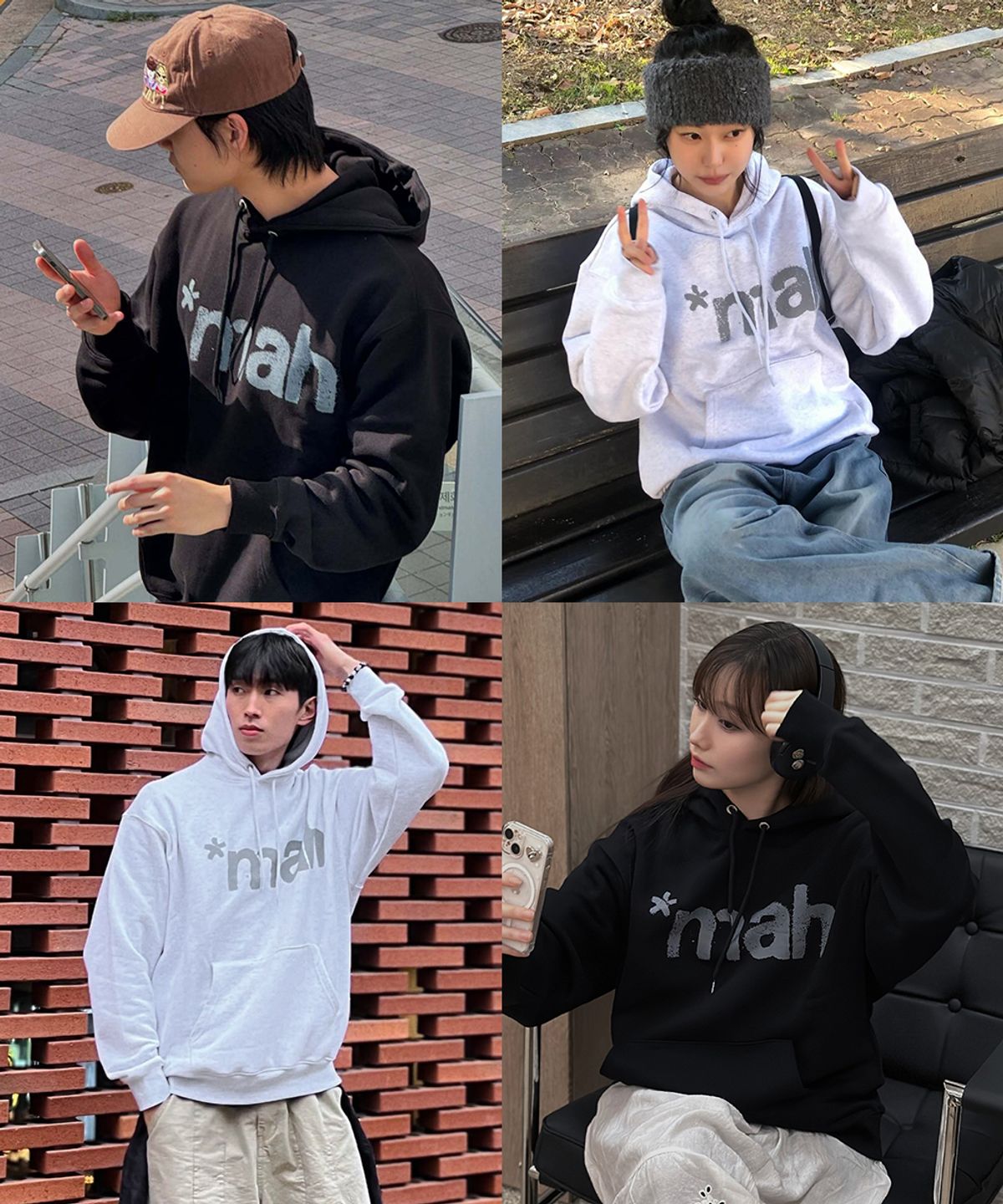 마하그리드(MAHAGRID) mah SPRAY HOODIE _2colors
