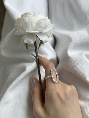 [925실버] 빅 서클 스프링 링