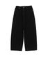 빈티지 코튼 와이드 커브드 데님팬츠 (블랙)