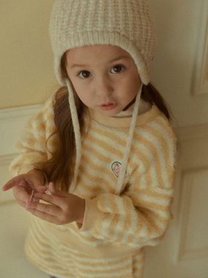 FUZZY STRIPE MTM_YELLOW