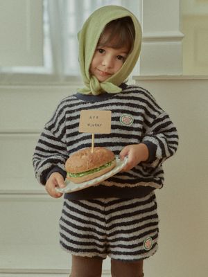 FUZZY STRIPE MTM_NAVY