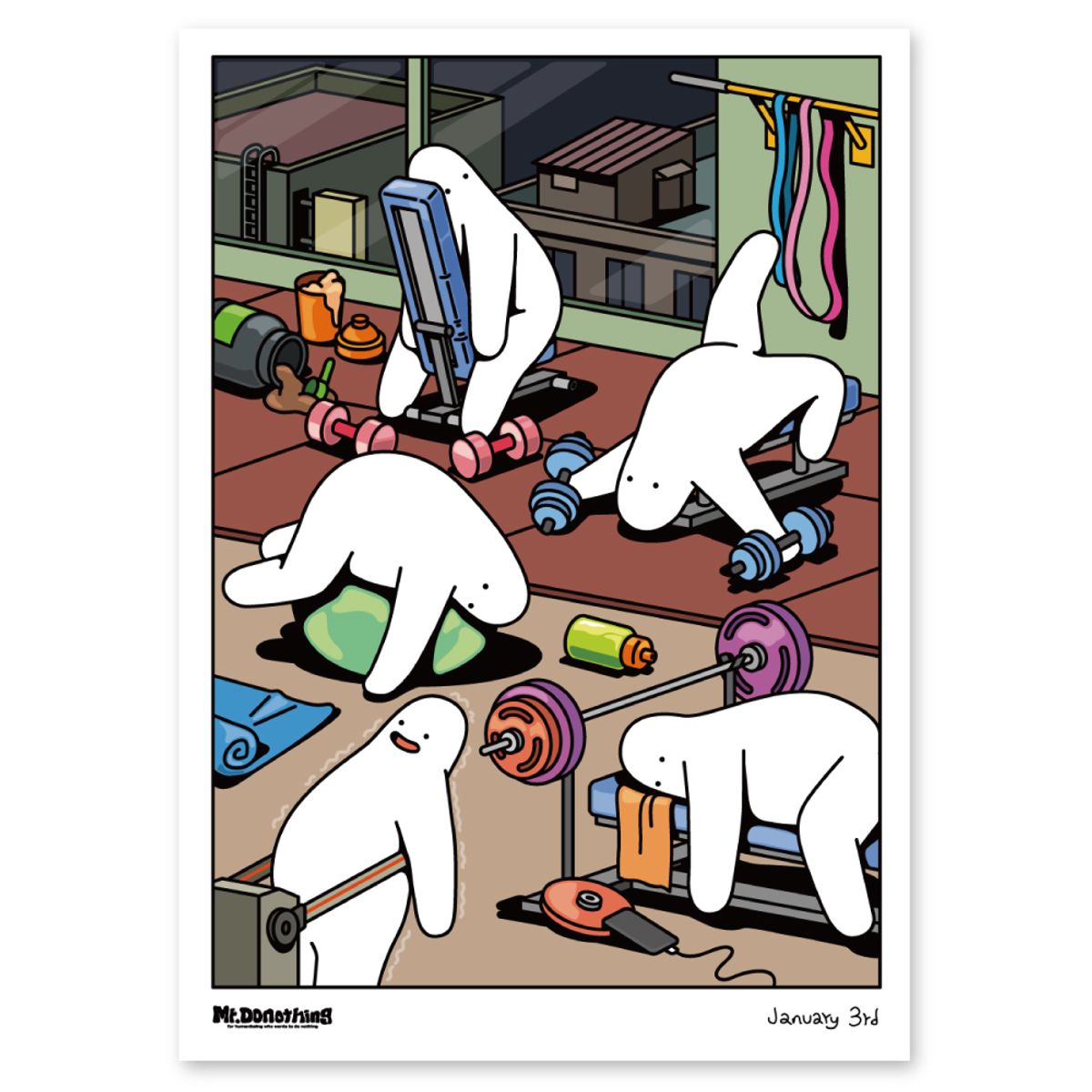 미스터두낫띵(MR.DONOTHING) A3 포스터 - January 3rd