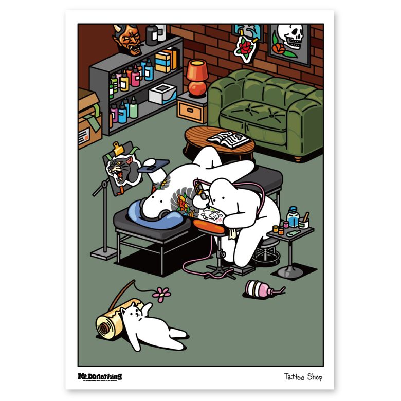 A3 포스터 - Tattoo shop