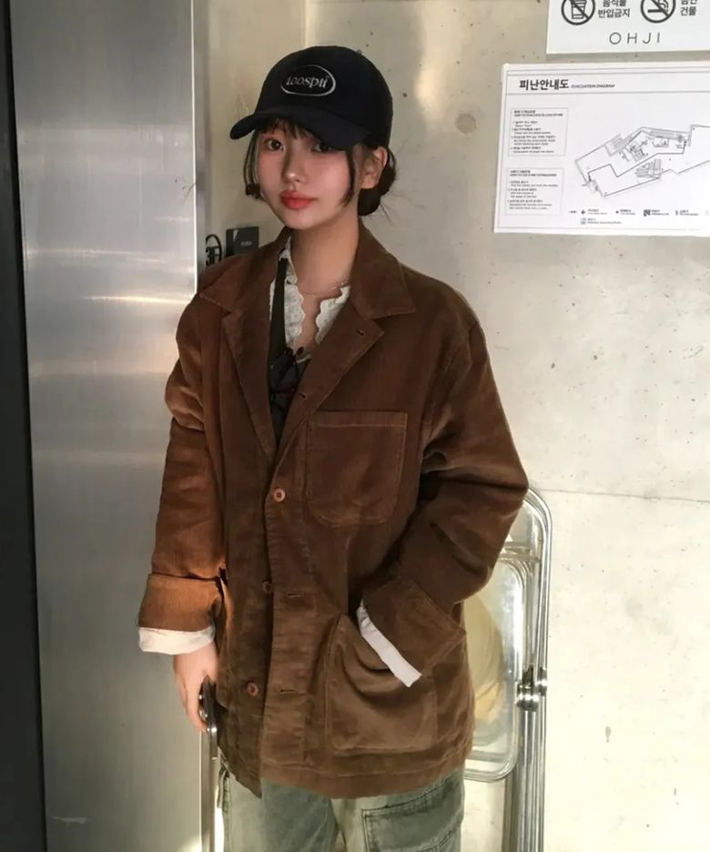 골덴 프렌치 자켓