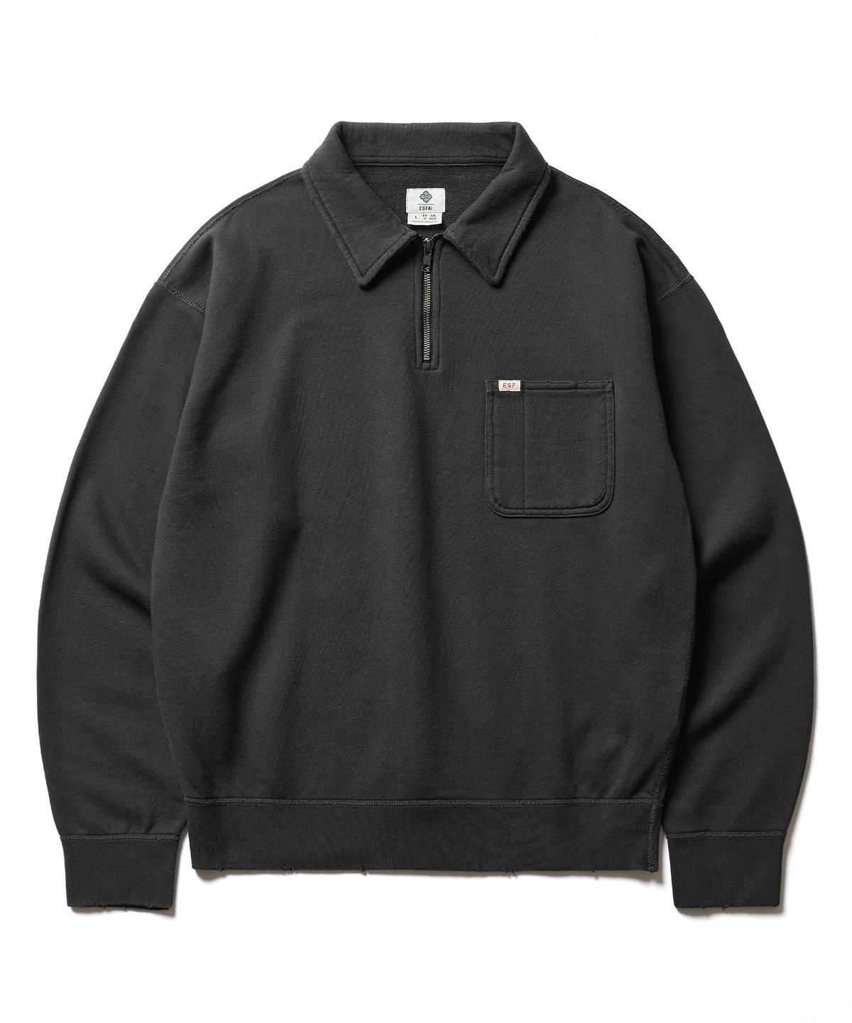 에스파이(ESFAI) ORIGIN SPORTS HALF-ZIP (D.CHARCOAL)