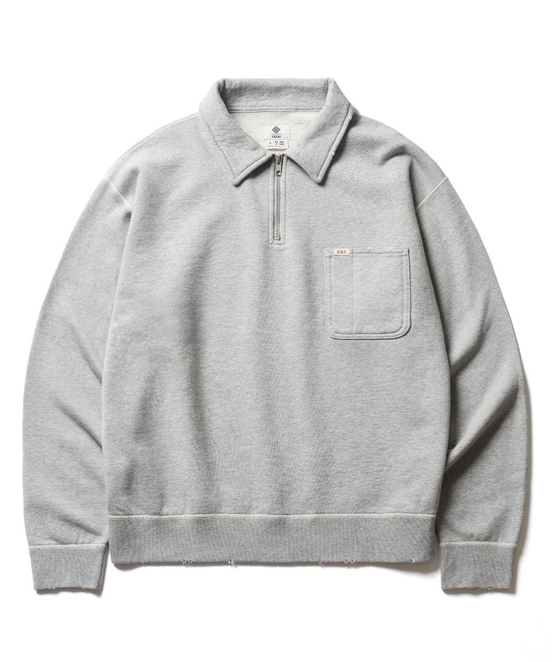 ORIGIN SPORTS HALF-ZIP (MELANGE GREY)